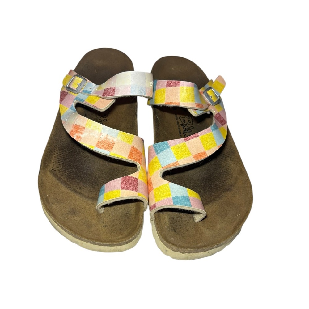 Birkenstock Lennox Plaid Women’s Sandals Size 38 (7US)